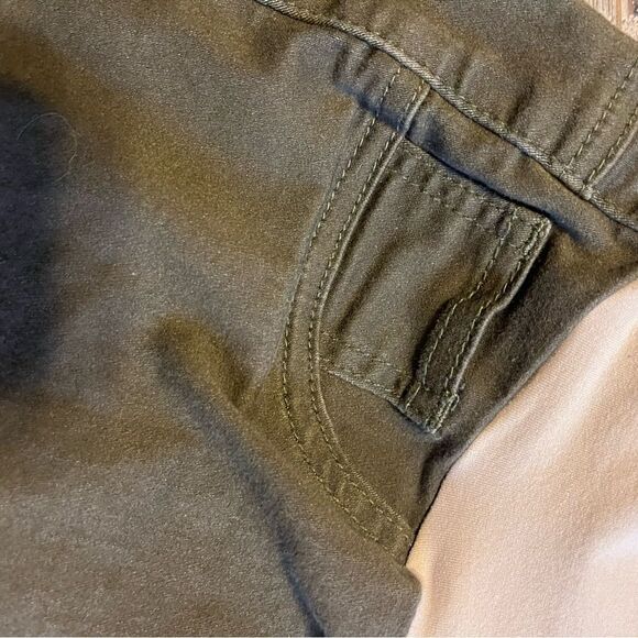 Dark green maternity skinny jeans - Picture 3 of 6